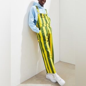NWT Levi’s SilverTab Overdyed Striped Overall Dungarees